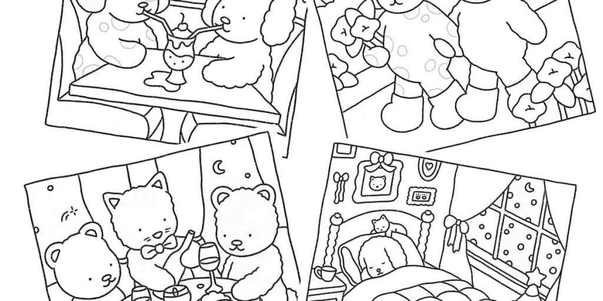 Bobbie Goods Halloween and Romantic Coloring Pages for Kids